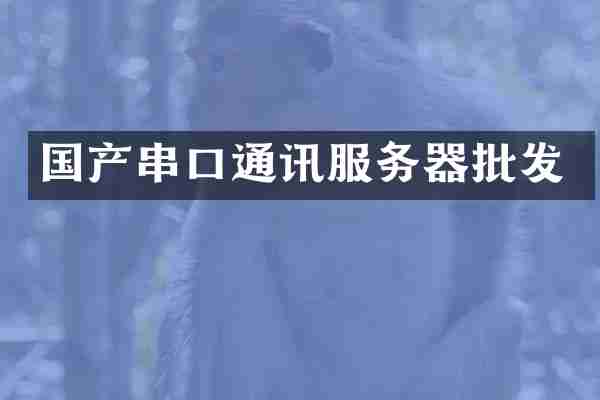 国产串口通讯服务器批发