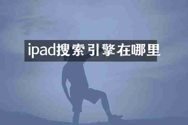 ipad搜索引擎在哪里