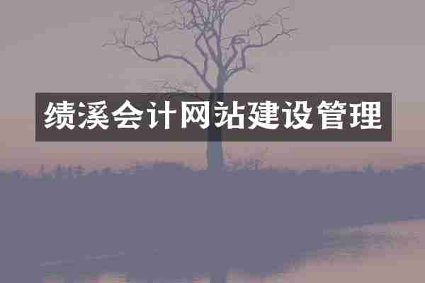 绩溪会计网站建设管理