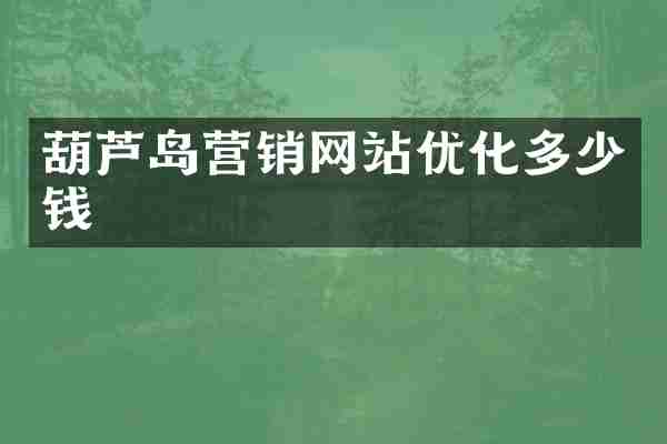 葫芦岛营销网站优化多少钱