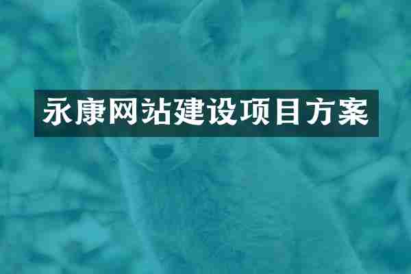 永康网站建设项目方案