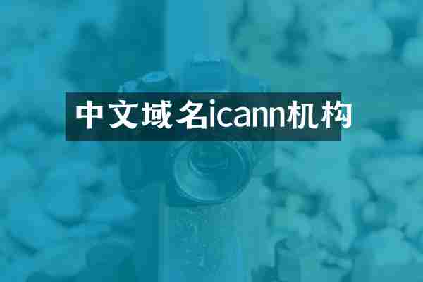 中文域名icann机构