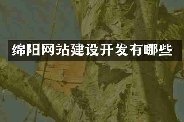 绵阳网站建设开发有哪些