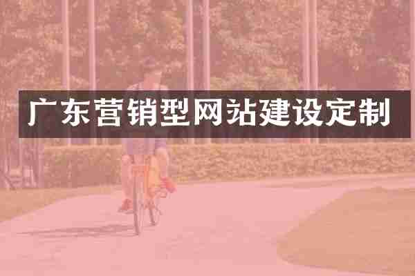 广东营销型网站建设定制