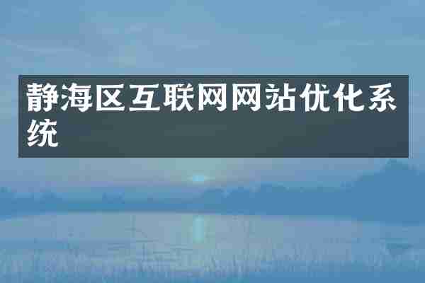 静海区互联网网站优化系统