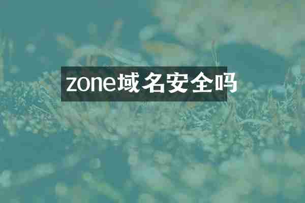 zone域名安全吗