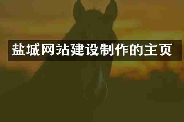 盐城网站建设制作的主页