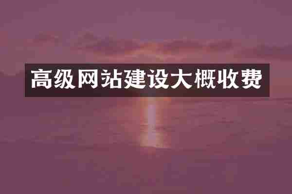 高级网站建设大概收费