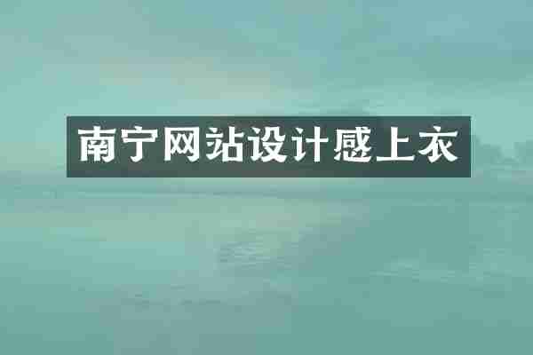 南宁网站设计感上衣