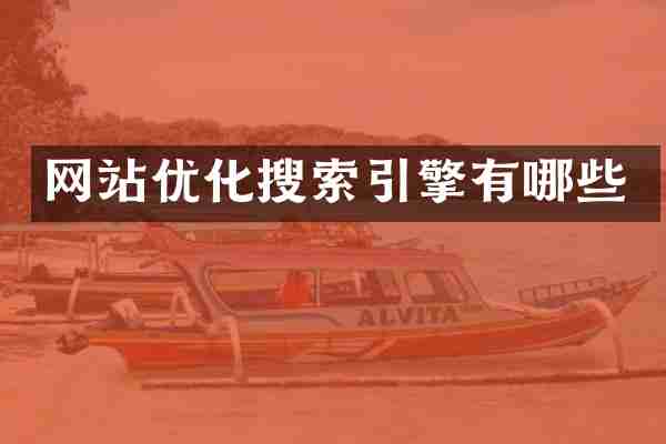 网站优化搜索引擎有哪些