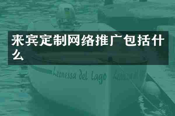 来宾定制网络推广包括什么