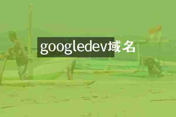 googledev域名