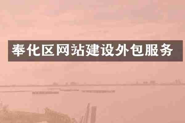 奉化区网站建设外包服务