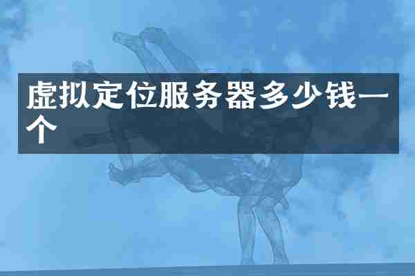 虚拟定位服务器多少钱一个