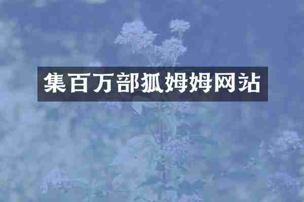 集百万部狐姆姆网站