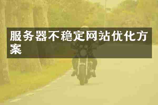 服务器不稳定网站优化方案