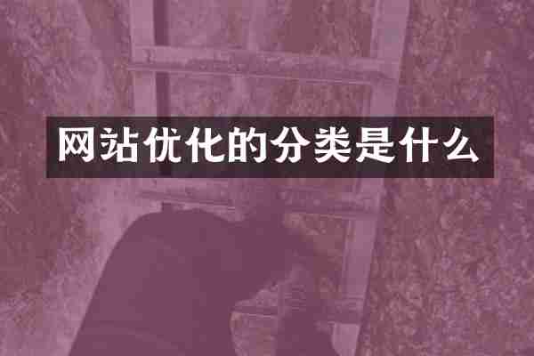 网站优化的分类是什么