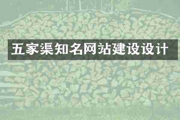 五家渠知名网站建设设计
