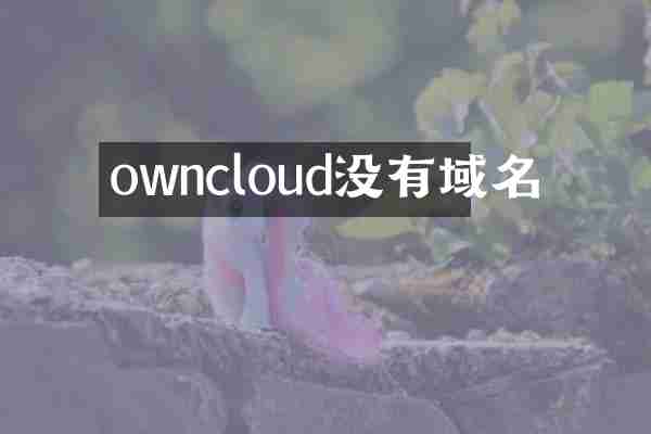 owncloud没有域名