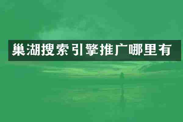 巢湖搜索引擎推广哪里有