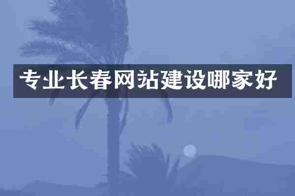 专业长春网站建设哪家好