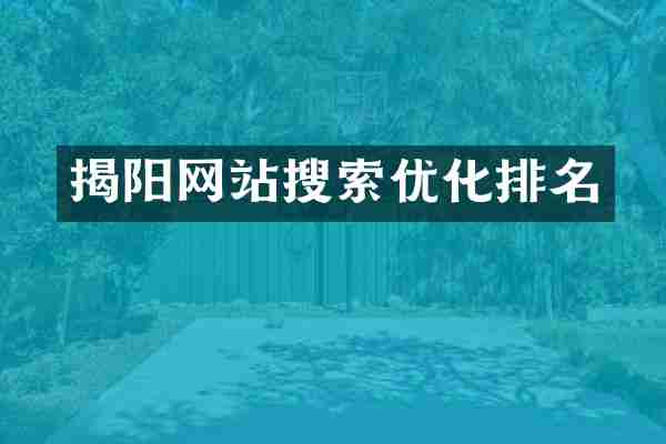 揭阳网站搜索优化排名