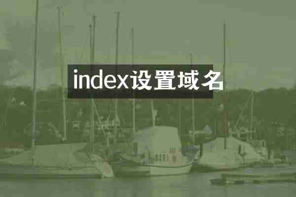 index设置域名