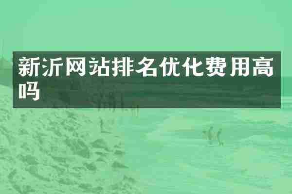 新沂网站排名优化费用高吗