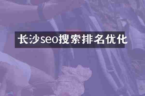 长沙seo搜索排名优化