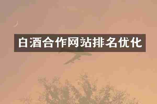 白酒合作网站排名优化