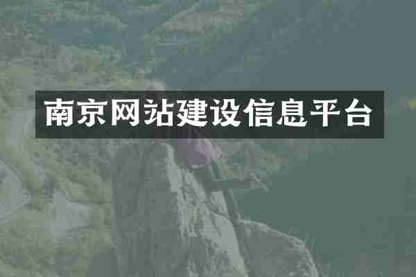 南京网站建设信息平台