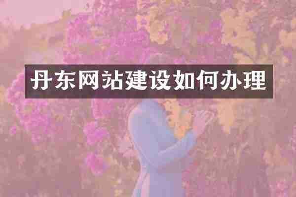 丹东网站建设如何办理