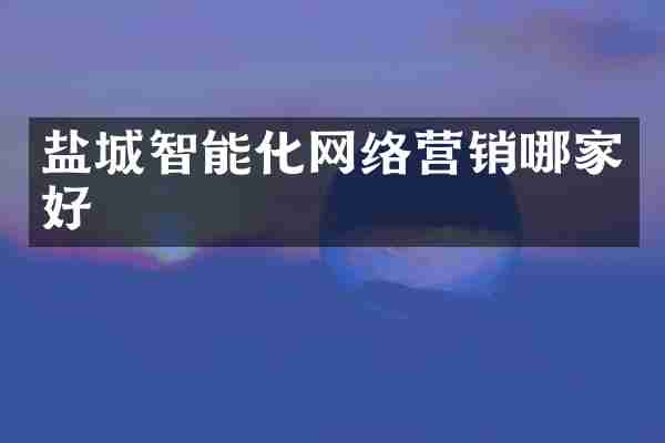 盐城智能化网络营销哪家好