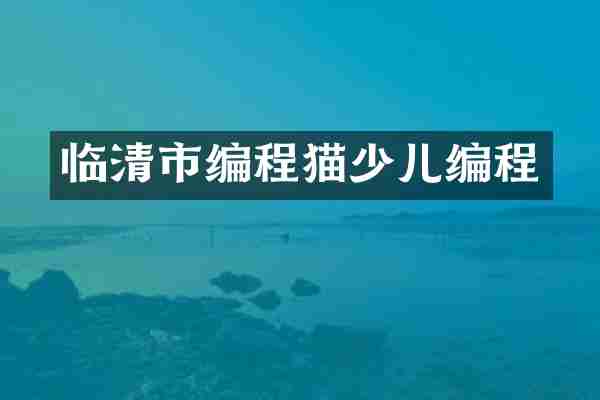 临清市编程猫少儿编程
