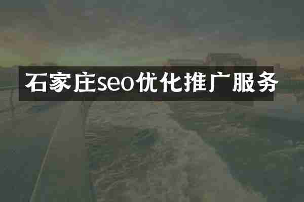 石家庄seo优化推广服务