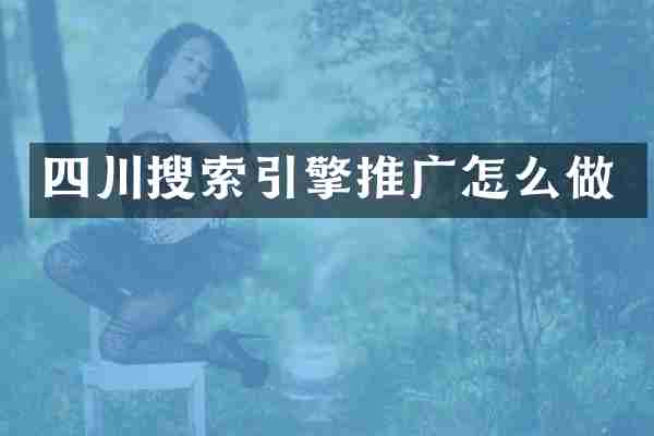 四川搜索引擎推广怎么做