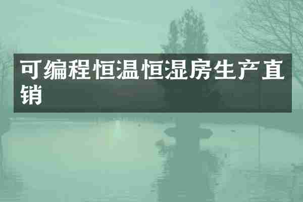 可编程恒温恒湿房生产直销
