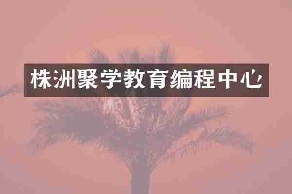 株洲聚学教育编程中心