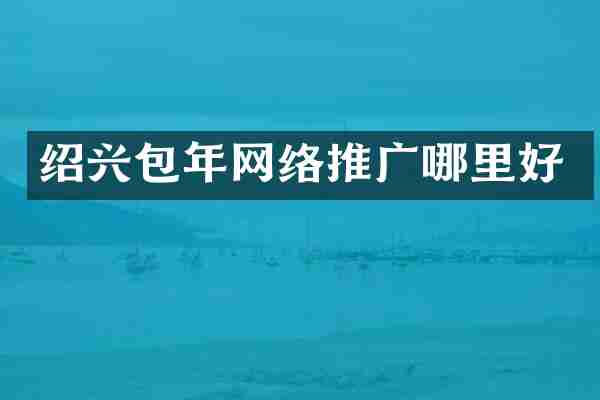 绍兴包年网络推广哪里好