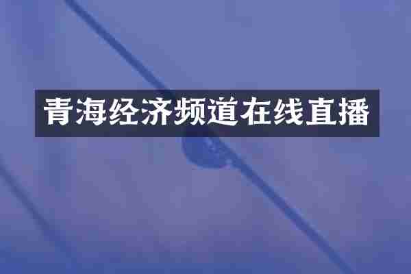 青海经济频道在线直播