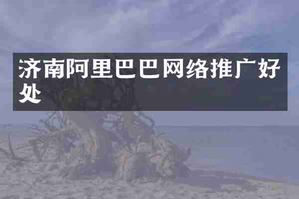 济南阿里巴巴网络推广好处