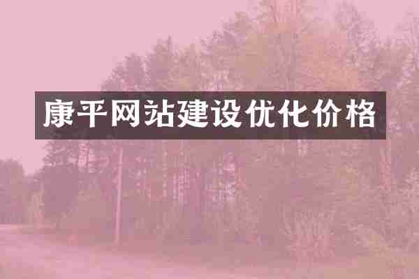 康平网站建设优化价格