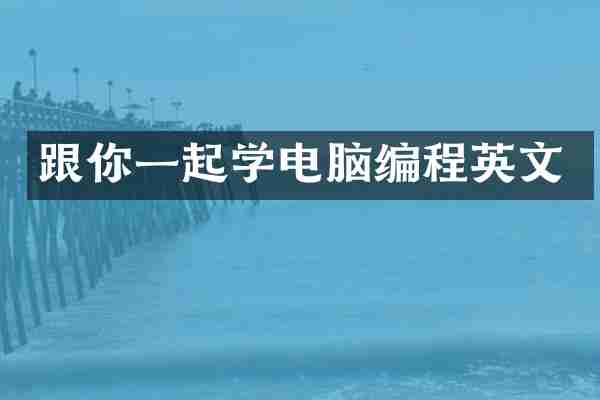 跟你一起学电脑编程英文