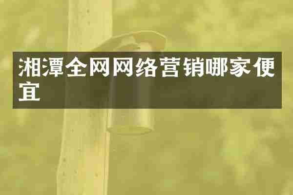 湘潭全网网络营销哪家便宜