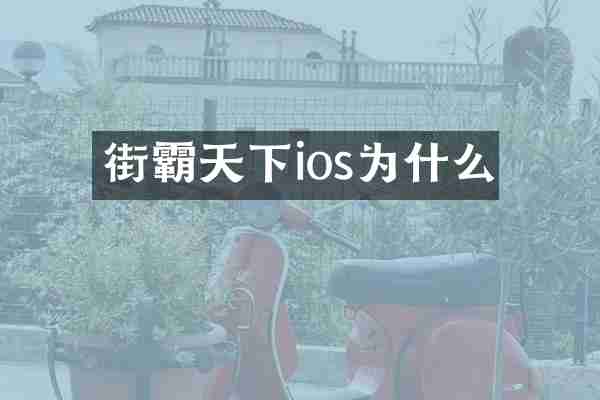 街霸天下ios为什么