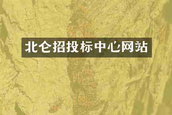 北仑招投标中心网站