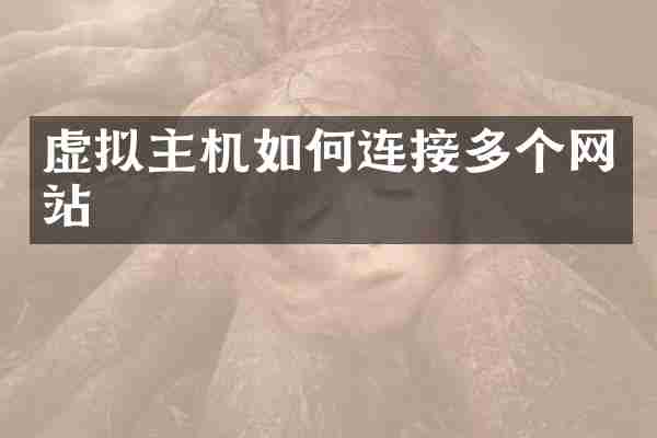 虚拟主机如何连接多个网站