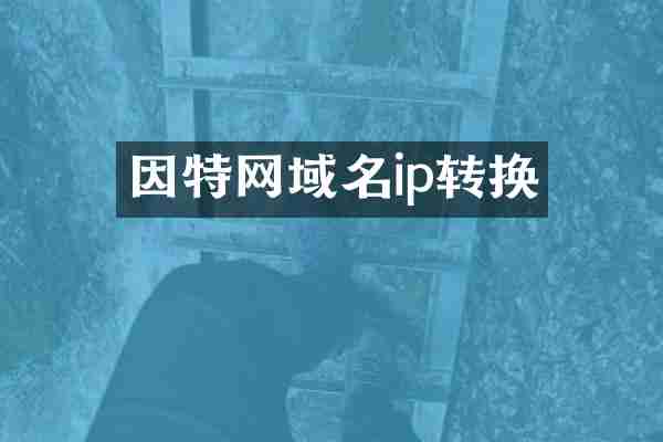 因特网域名ip转换