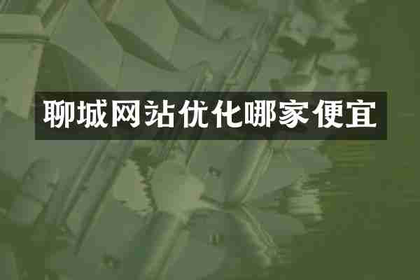聊城网站优化哪家便宜