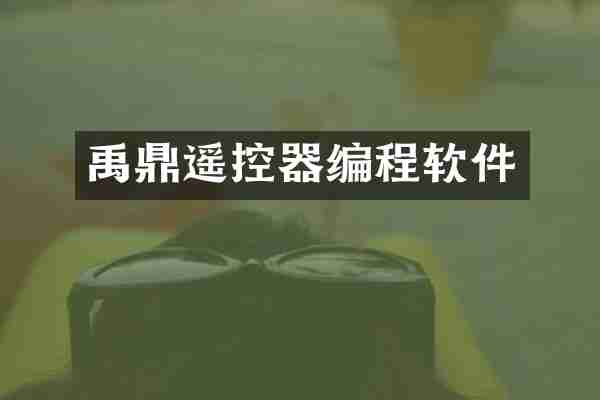 禹鼎遥控器编程软件